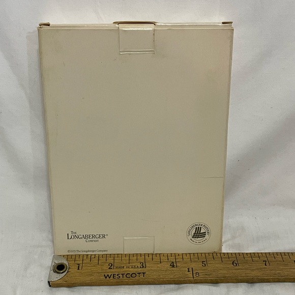 Vintage Peace 1993 Longaberger Pottery Angel Series Cookie Mold - Picture 4 of 5